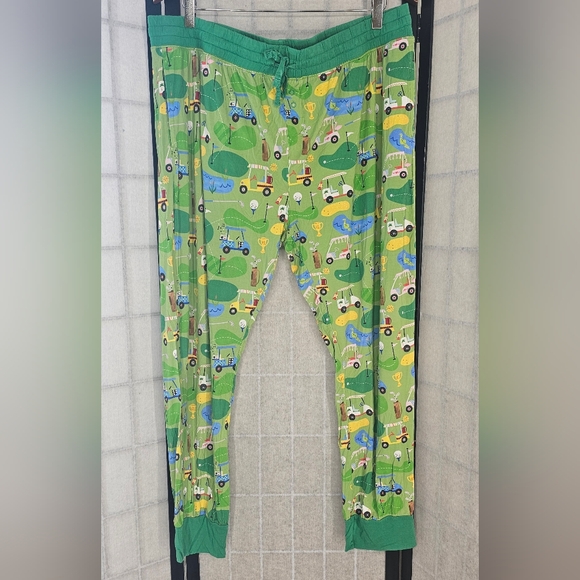 Little Sleepies Green Tractor Pajama Pants Size XXL - Picture 3 of 12